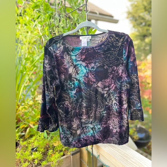 Coldwater Creek Velour Top - Picture 6 of 6